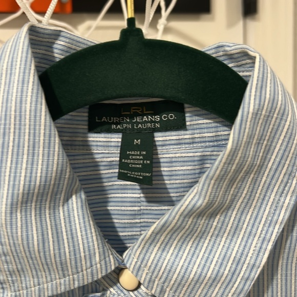 Lauren Jeans Co button down striped
Blouse - EUC - M- - Picture 2 of 11